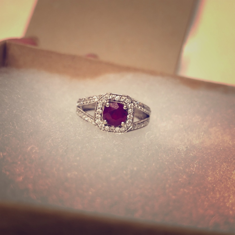 Ruby Ring Size 4.5 - image 1